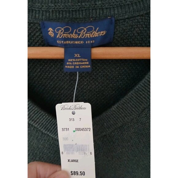 New Brooks Brothers Cotton Cashmere Sweater Vest - Picture 5 of 8